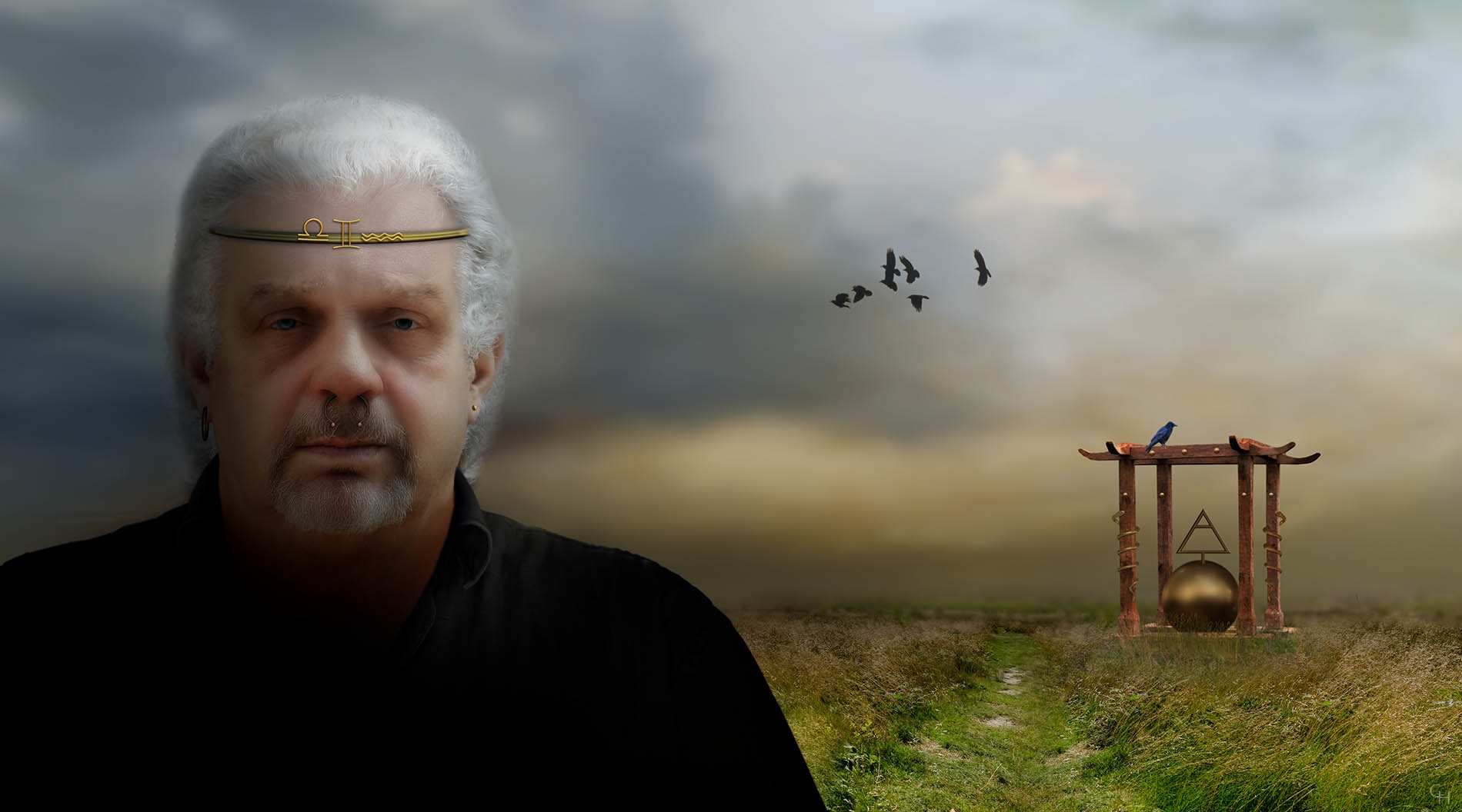 Cees Heijdel - Het Element Lucht<br>Afmeting 50X90 cm 300 dpi. Model #00 - Het Element Lucht;Contemporary Imaginary Realism; Magisch Realistische Fotomanipulaties; cees heijdel; droomlandschappen; dreamscapes; digitalartwork; magickart; magicalrealism; digitalart; Contemporary Imaginary Realism; Magisch Realistische Fotomanipulaties; dreamscapes; digitalartwork; magickart; magicalrealism; digitalart;